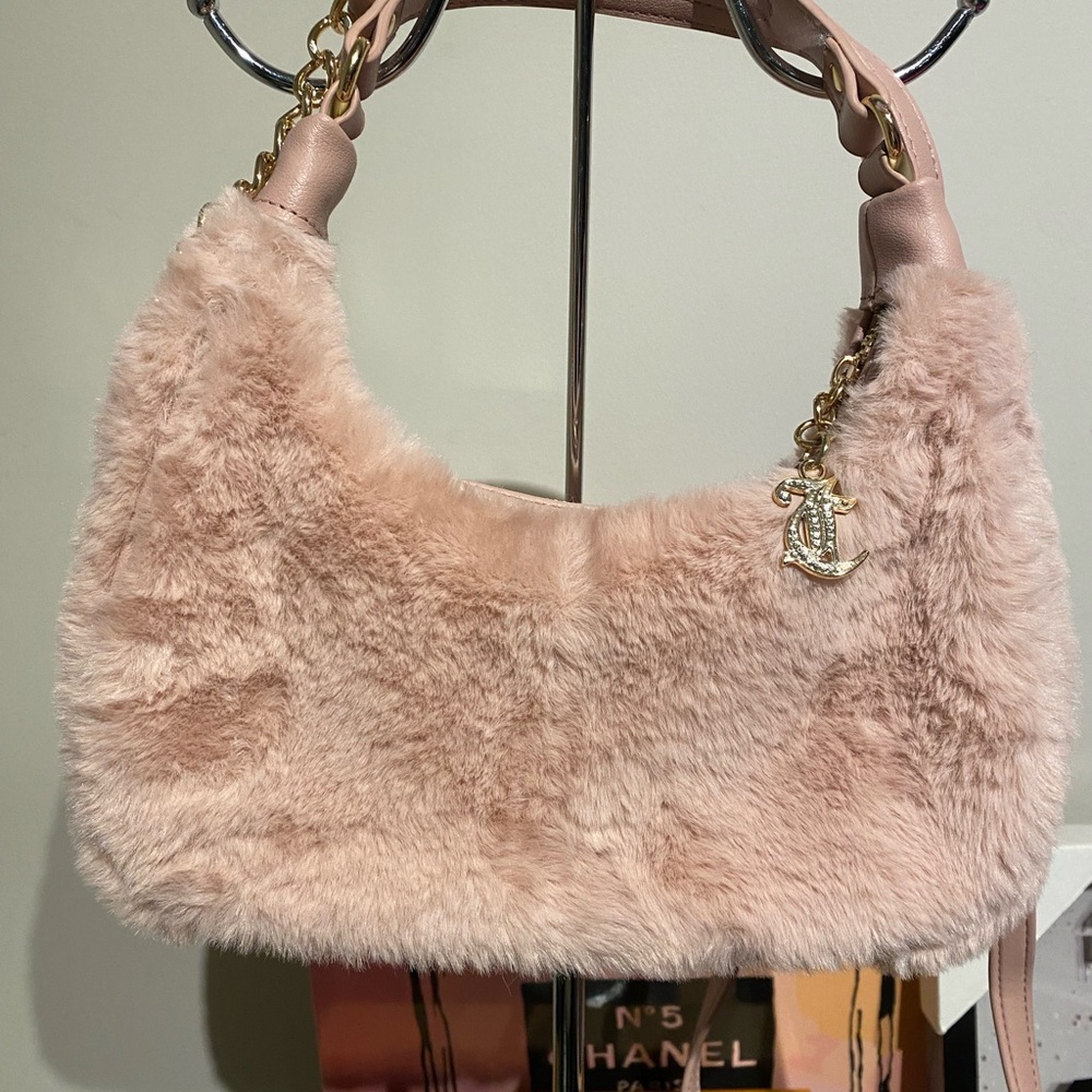 Juicy Couture Faux Fur Semi Charmed Coho Crossbody Bag View 3